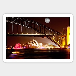 Full Moon Sydney Sticker